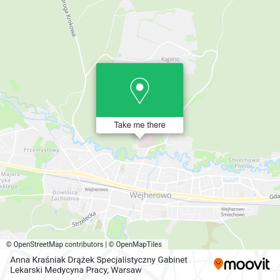 Anna Kraśniak Drążek Specjalistyczny Gabinet Lekarski Medycyna Pracy map