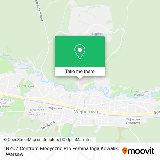 NZOZ Centrum Medyczne Pro Femina Inga Kowalik map