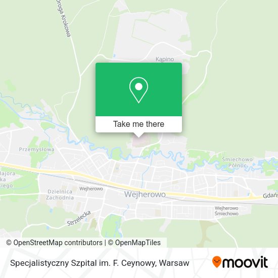 Specjalistyczny Szpital im. F. Ceynowy map