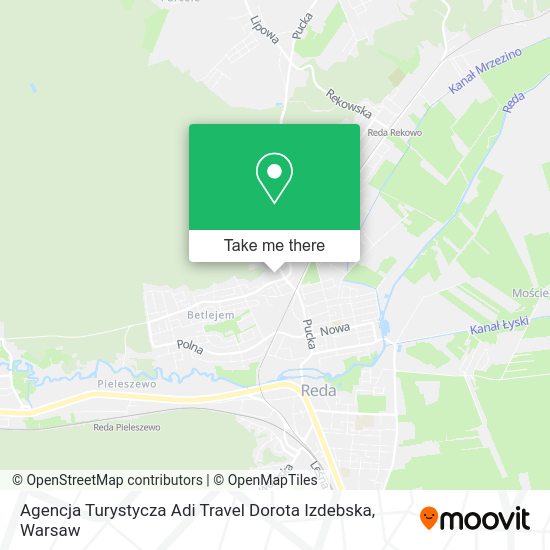 Карта Agencja Turystycza Adi Travel Dorota Izdebska