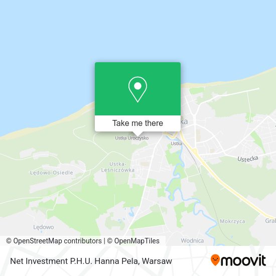 Net Investment P.H.U. Hanna Pela map