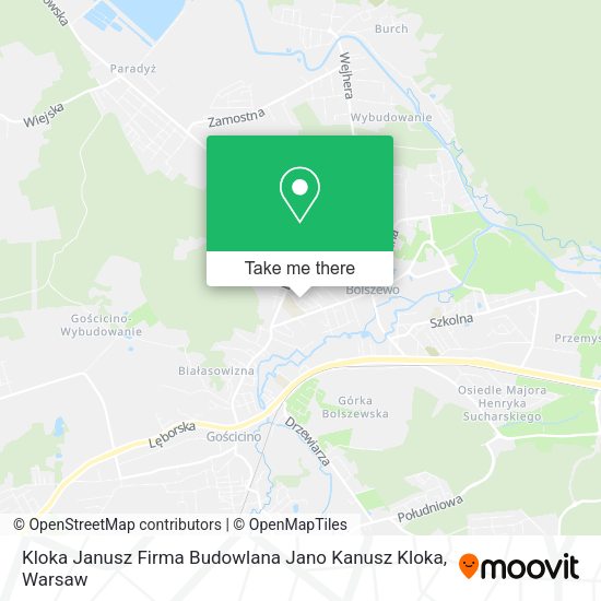 Kloka Janusz Firma Budowlana Jano Kanusz Kloka map