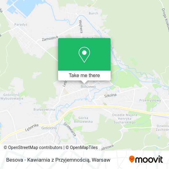 Besova - Kawiarnia z Przyjemnością map