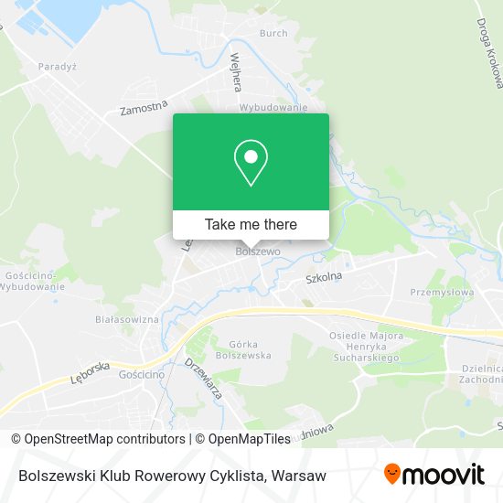 Bolszewski Klub Rowerowy Cyklista map