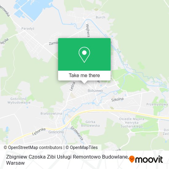 Zbigniew Czoska Zibi Usługi Remontowo Budowlane map