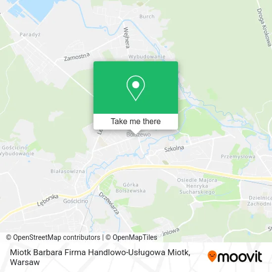 Miotk Barbara Firma Handlowo-Usługowa Miotk map