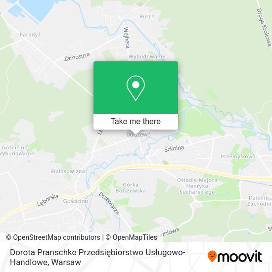 Dorota Pranschke Przedsiębiorstwo Usługowo-Handlowe map