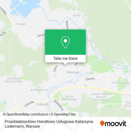 Przedsiebiorstwo Handlowo Usługowe Katarzyna Lademann map