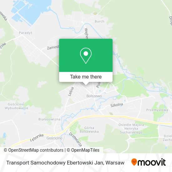 Карта Transport Samochodowy Ebertowski Jan