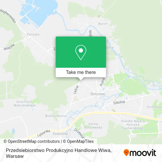 Карта Przedsiebiorstwo Produkcyjno Handlowe Wiwa