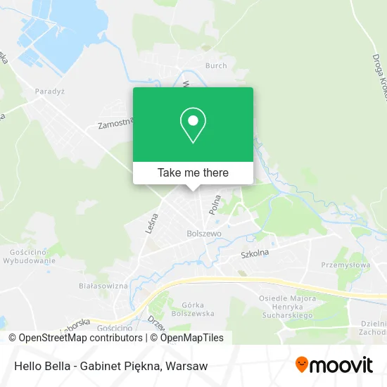 Карта Hello Bella - Gabinet Piękna