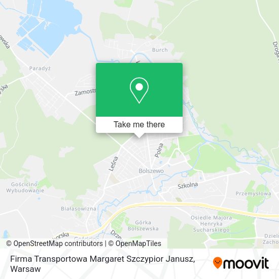 Firma Transportowa Margaret Szczypior Janusz map