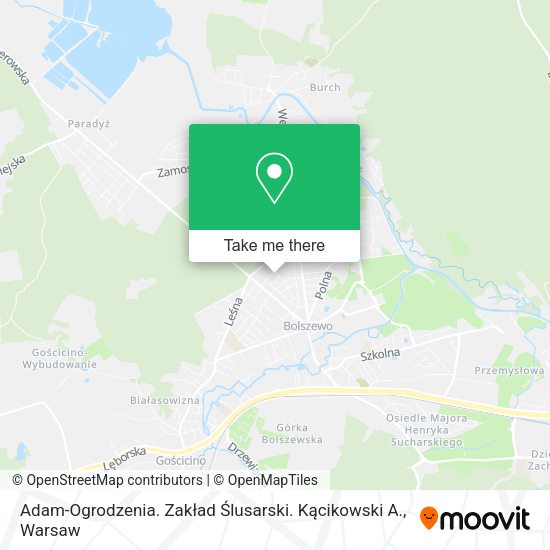 Adam-Ogrodzenia. Zakład Ślusarski. Kącikowski A. map