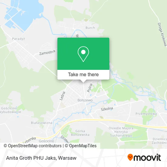 Карта Anita Groth PHU Jaks