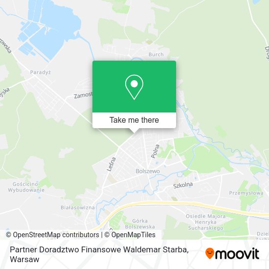 Partner Doradztwo Finansowe Waldemar Starba map