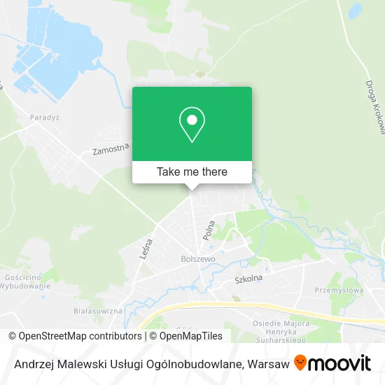 Andrzej Malewski Usługi Ogólnobudowlane map