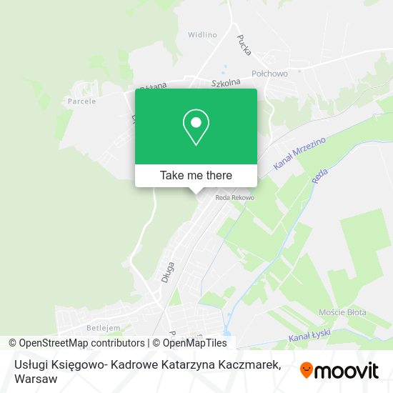 Usługi Księgowo- Kadrowe Katarzyna Kaczmarek map