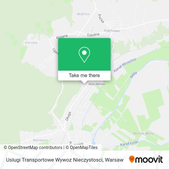 Uslugi Transportowe Wywoz Nieczystosci map