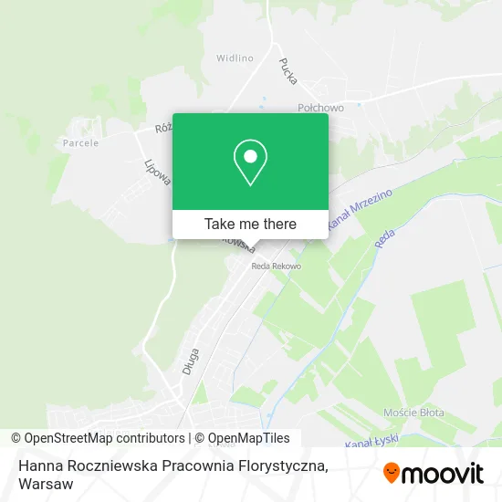 Карта Hanna Roczniewska Pracownia Florystyczna