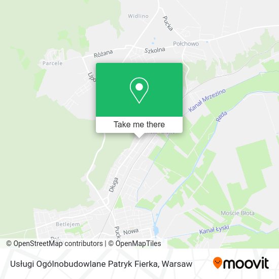 Usługi Ogólnobudowlane Patryk Fierka map