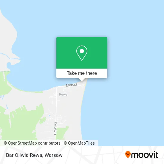 Карта Bar Oliwia Rewa