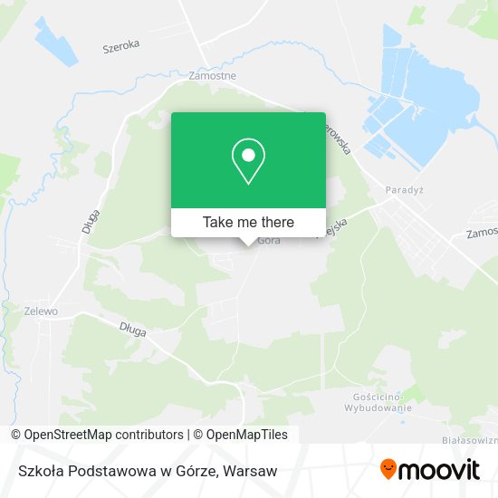 Szkoła Podstawowa w Górze map