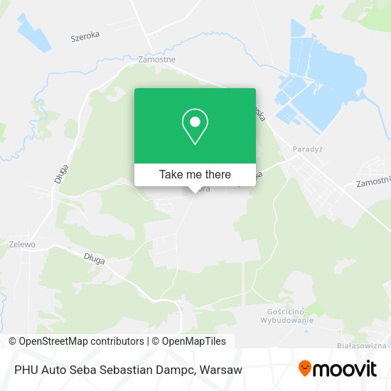 PHU Auto Seba Sebastian Dampc map