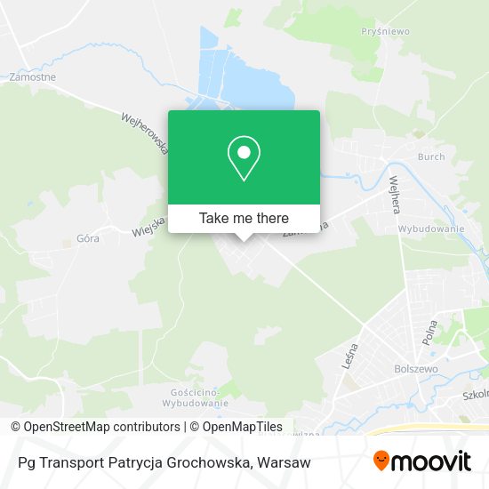 Pg Transport Patrycja Grochowska map