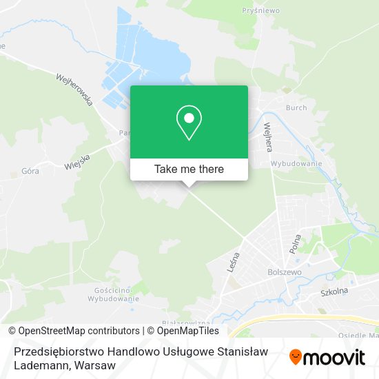 Przedsiębiorstwo Handlowo Usługowe Stanisław Lademann map