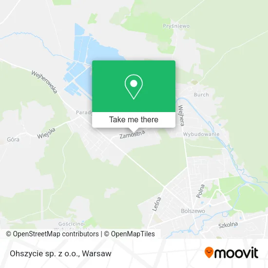 Карта Ohszycie sp. z o.o.