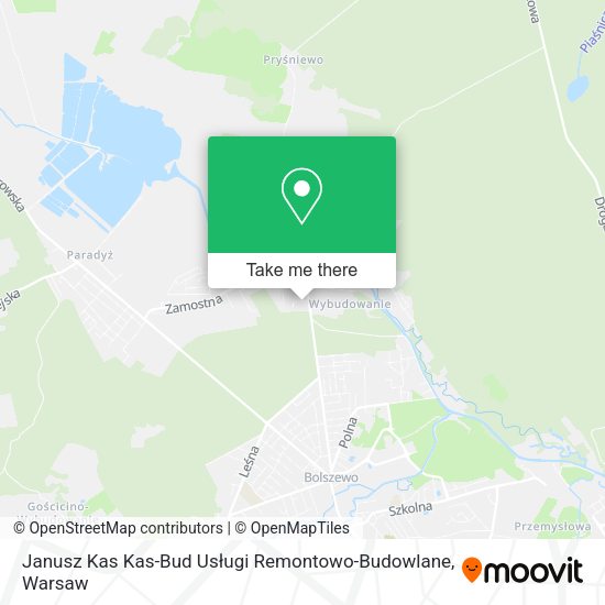 Janusz Kas Kas-Bud Usługi Remontowo-Budowlane map