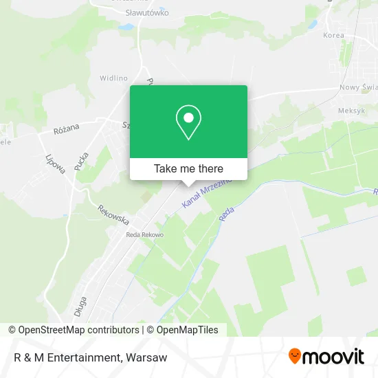 R & M Entertainment map