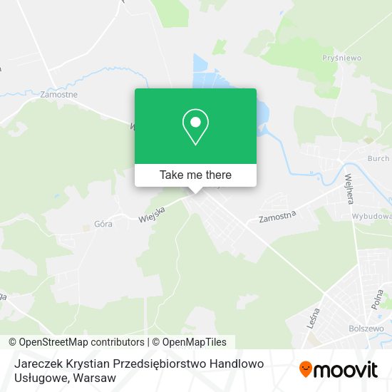 Jareczek Krystian Przedsiębiorstwo Handlowo Usługowe map