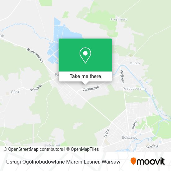 Usługi Ogólnobudowlane Marcin Lesner map