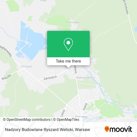 Nadzory Budowlane Ryszard Welicki map