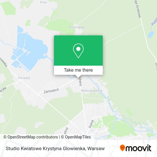 Studio Kwiatowe Krystyna Glowienka map