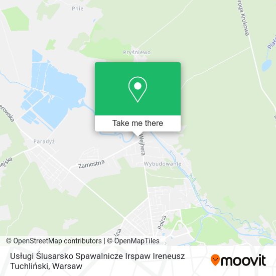 Usługi Ślusarsko Spawalnicze Irspaw Ireneusz Tuchliński map