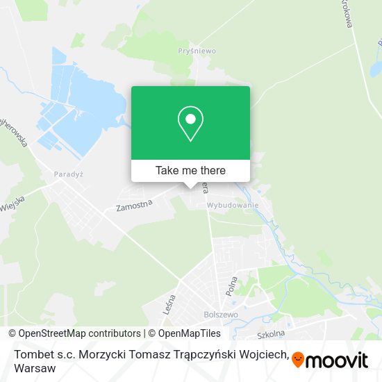 Tombet s.c. Morzycki Tomasz Trąpczyński Wojciech map