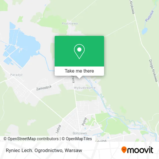 Карта Ryniec Lech. Ogrodnictwo