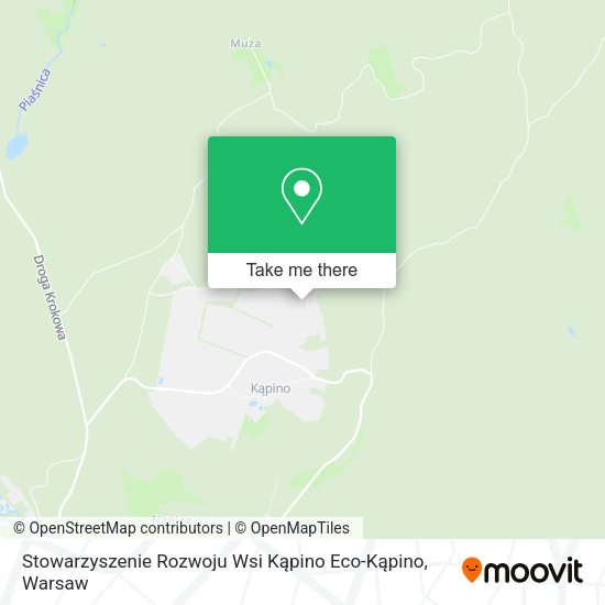 Stowarzyszenie Rozwoju Wsi Kąpino Eco-Kąpino map