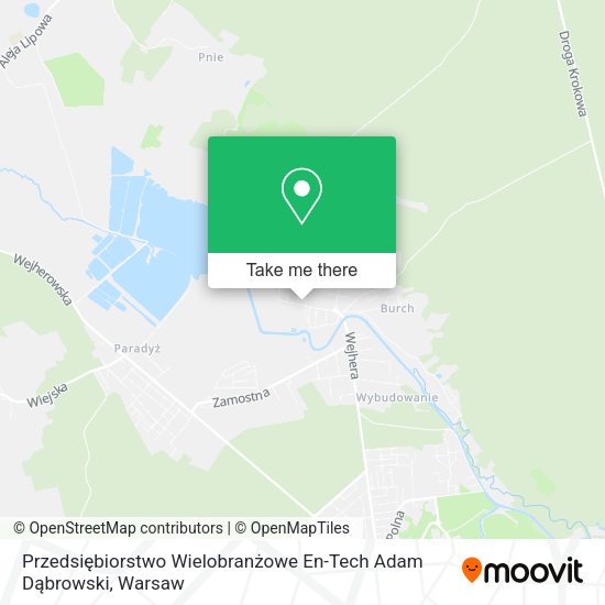 Przedsiębiorstwo Wielobranżowe En-Tech Adam Dąbrowski map