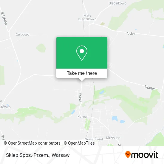 Карта Sklep Spoz.-Przem.