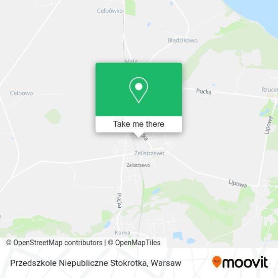 Przedszkole Niepubliczne Stokrotka map