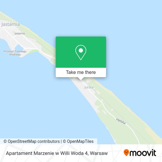 Apartament Marzenie w Willi Woda 4 map