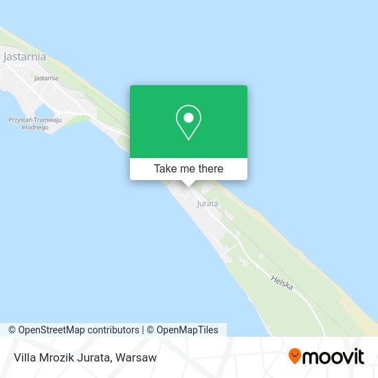 Villa Mrozik Jurata map