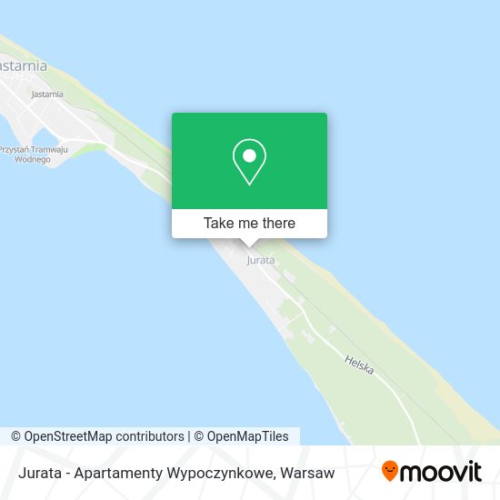 Jurata - Apartamenty Wypoczynkowe map