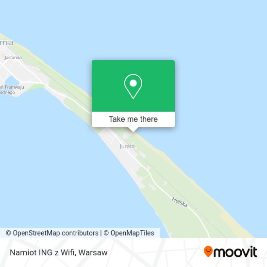 Namiot ING z Wifi map