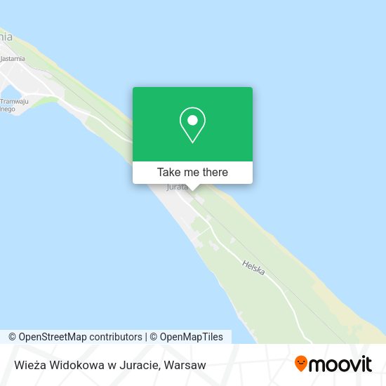 Wieża Widokowa w Juracie map