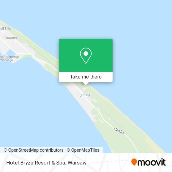 Hotel Bryza Resort & Spa map