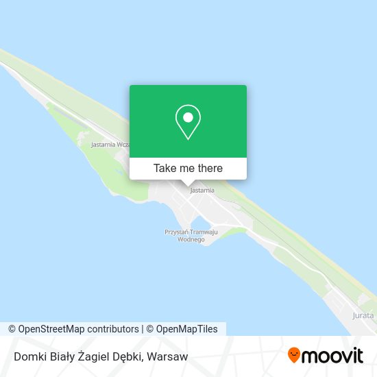 Domki Biały Żagiel Dębki map